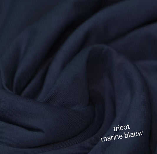 Knoopjurkje - Uni - Marine blauw