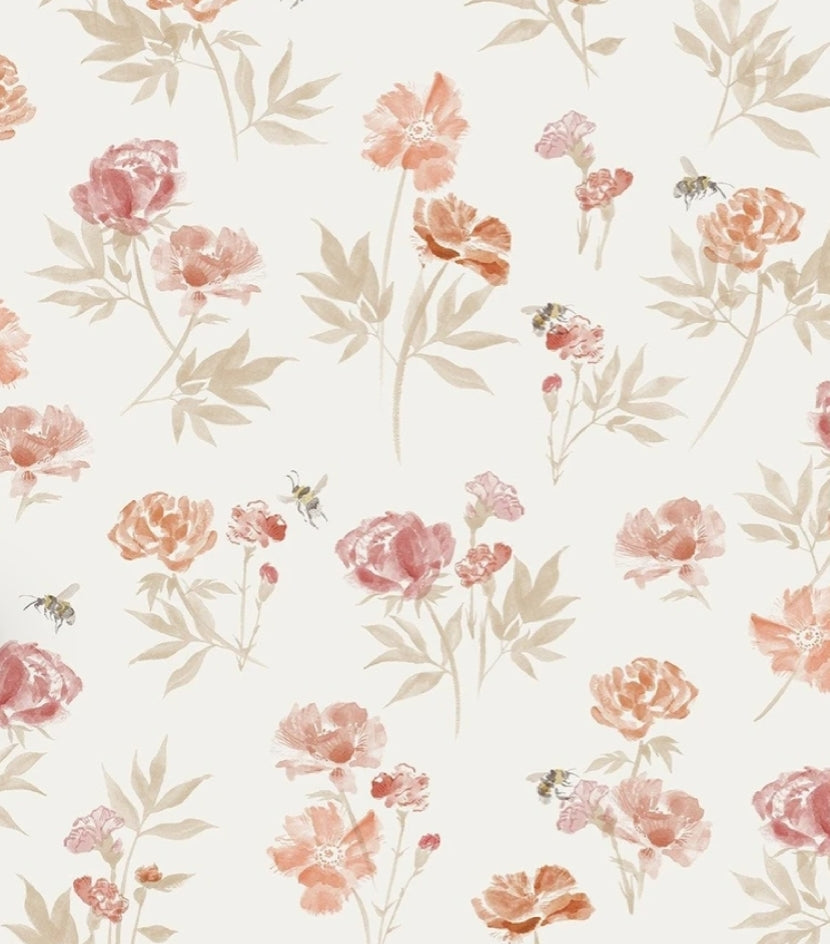 Overslagshirt - Bloemenprint - Bloemen pastel