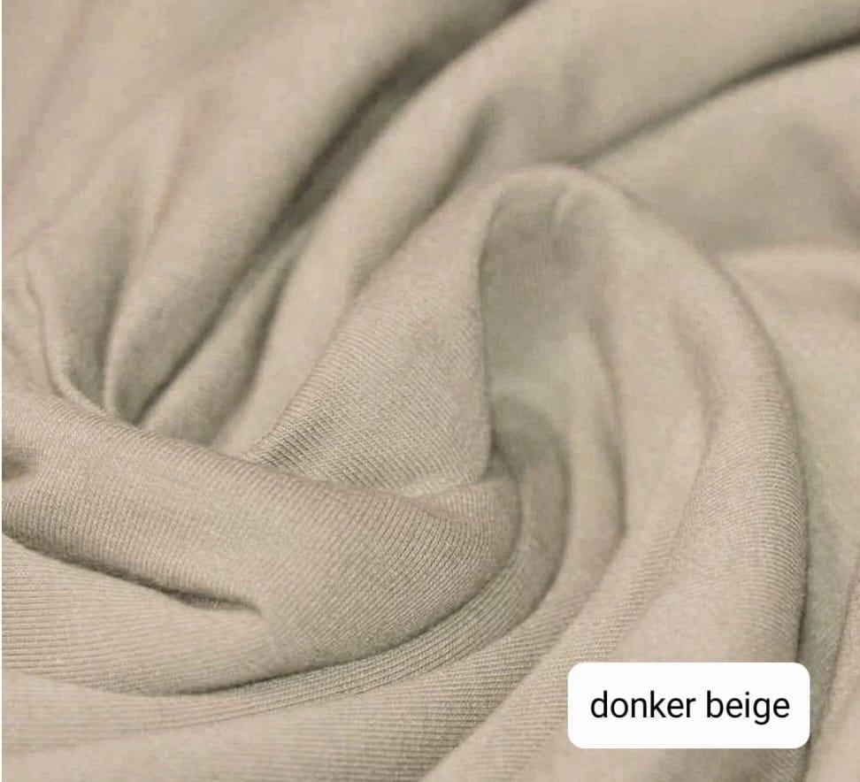 Legging - Ruffle pijp - Uni - Donker beige