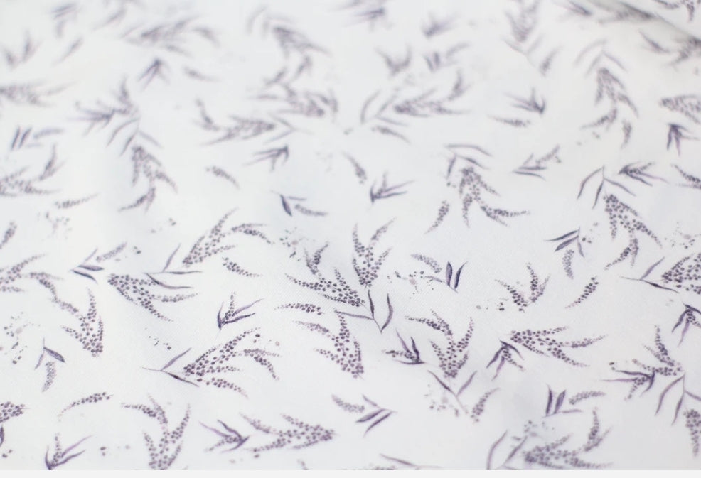 Shirt - Bloemenprint - Lavendel