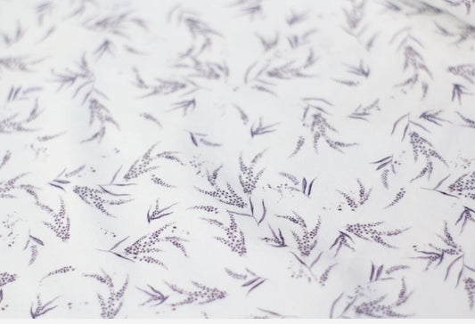 Shirt - Bloemenprint - Lavendel