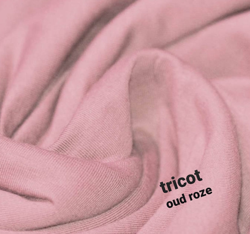 Overslagshirt - Uni - Oud roze