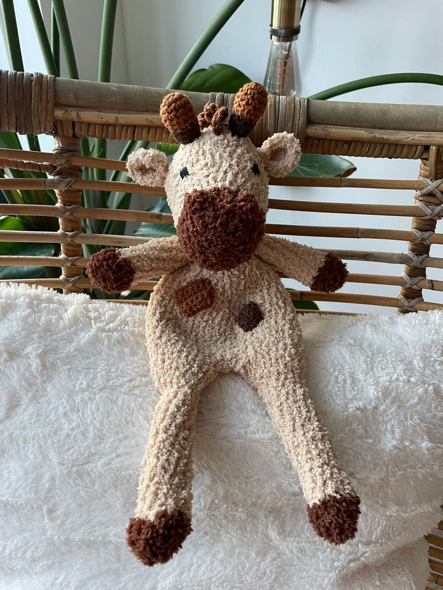 Knuffeldoek - Giraffe fluffy