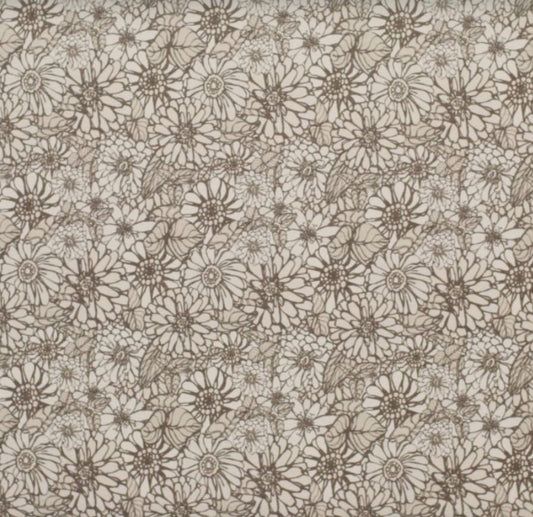 Shirt - Bloemenprint - Beige bloem