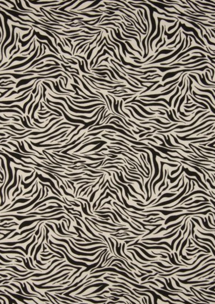 Knoopjurkje - Print - Zebra